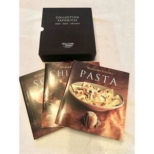 William Sonoma set of three cookbooks ￼